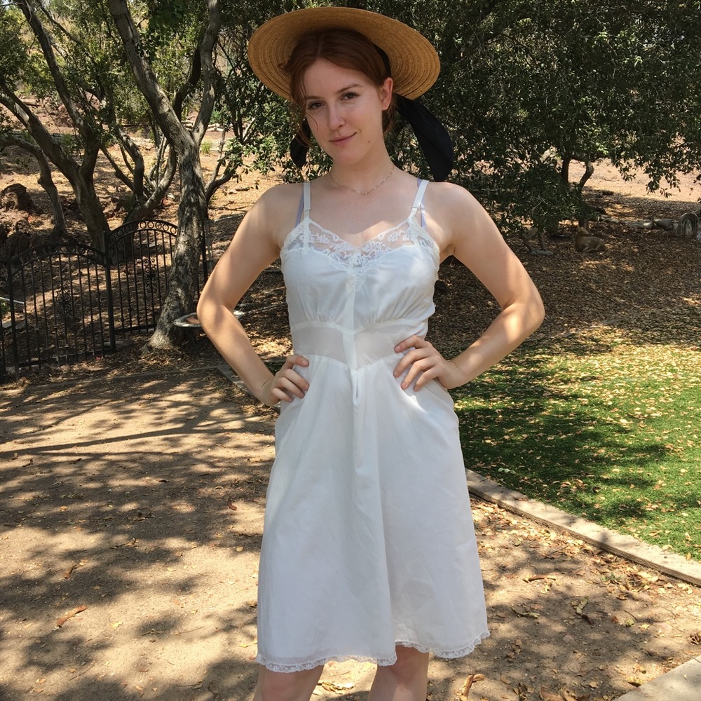 Vintage Lined Slip Dress